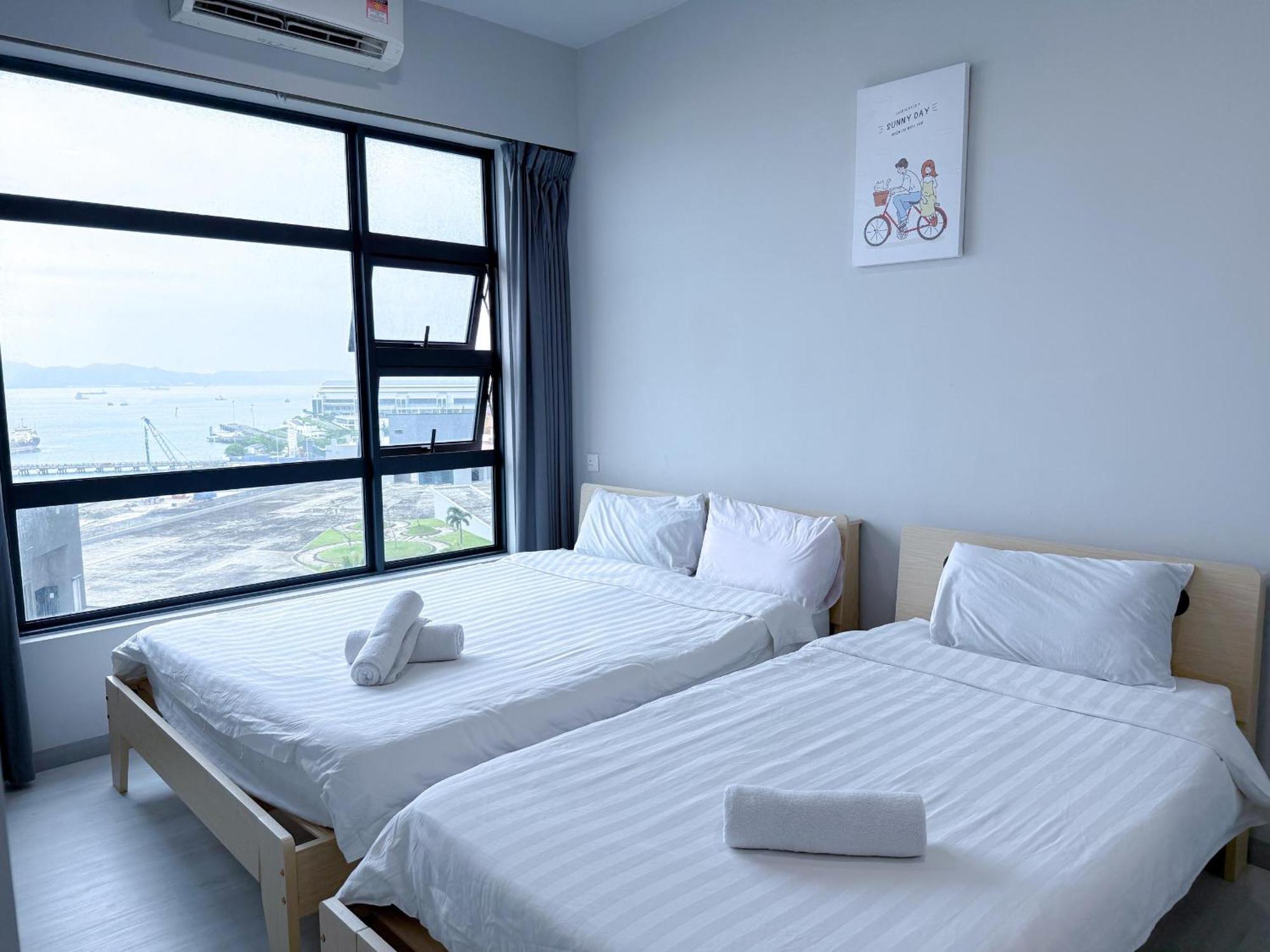 Vv Homestay Jesselton Quay Surla Sabah Mall Kk 亚庇贵赴行馆 Kota Kinabalu Extérieur photo